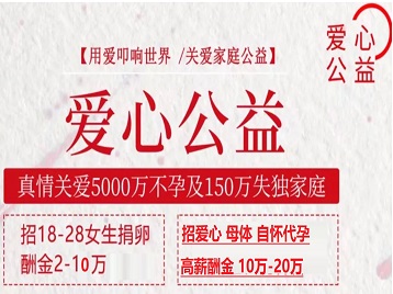 青田捐卵助孕生子 爱心志愿者招募